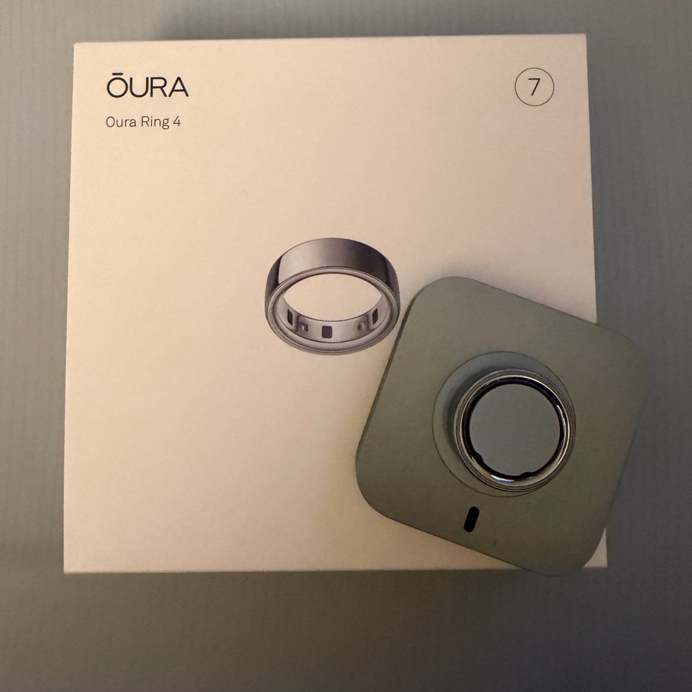 Oura 4 size 7 silver